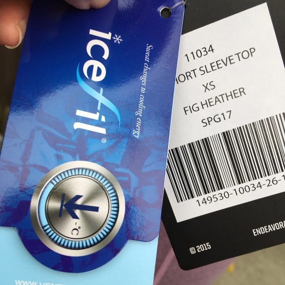 ENDEAVOR Tempo IceFit tee XS - NWT - Picture 6 of 9